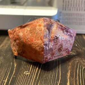 Homemade face mask. With Nose wire